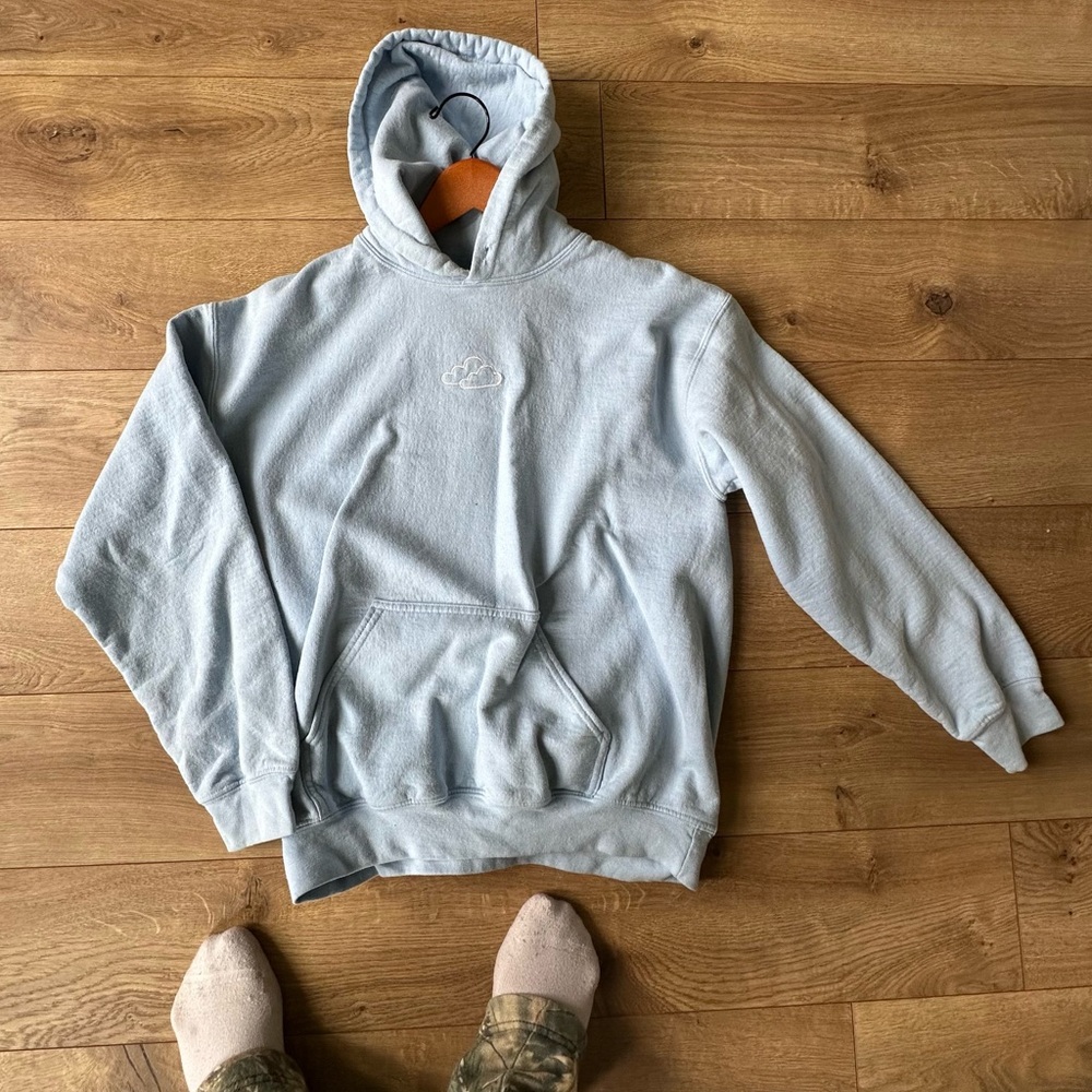 Light Blue Cloud Hoodie